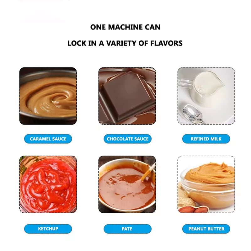 Stainless Steel Butter Sauce Cheese Chocolate Warmer Machine Dispenser Melter Machine 1Bottle Cheese Sauce Heater