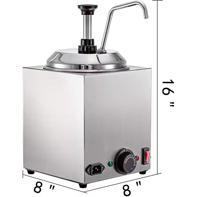 Professional Counter Top 1 Pumps Catering Equipment Electric Chocolate Sauce Warmer Dispenser