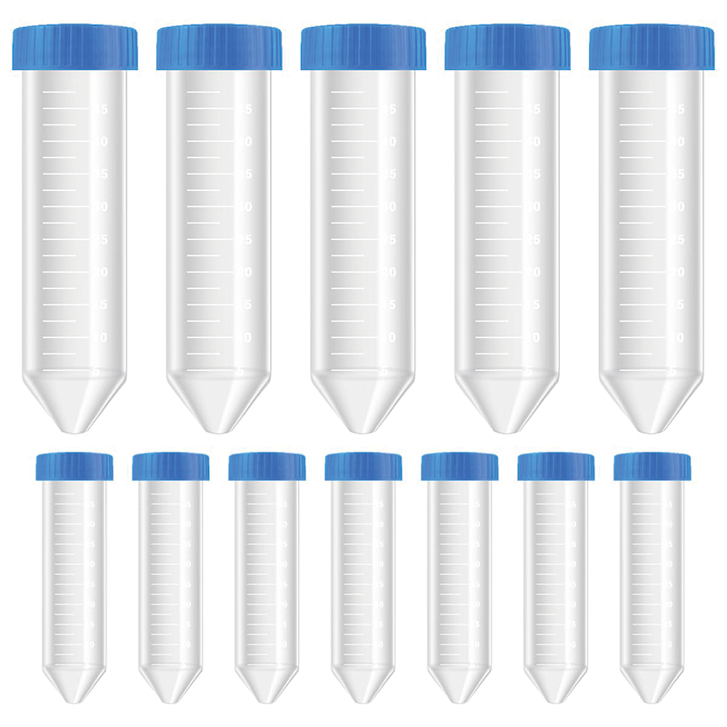 50ML Conical Centrifuge Tubes, Polypropylene Conical Tubes with Graduated and Write Marks, DNase/RNase Free (25 PCS)