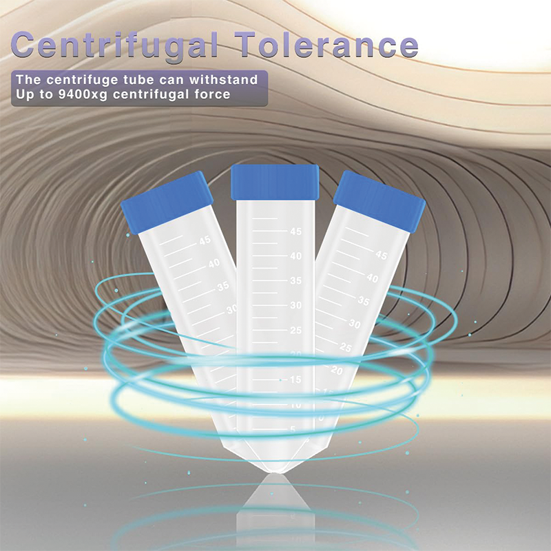 50ML Conical Centrifuge Tubes, Polypropylene Conical Tubes with Graduated and Write Marks, DNase/RNase Free (25 PCS)