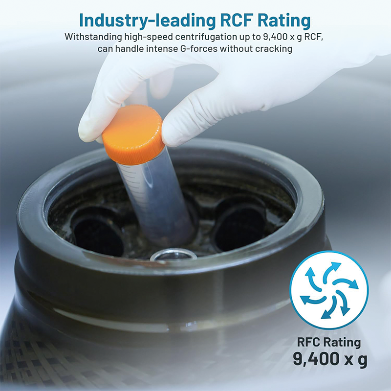 50Pcs Conical Centrifuge Tubes, 15mL Sterile Polypropylene Test Tubes Sterile Polypropylene Test Tubes, Leak-Proof Screw Caps