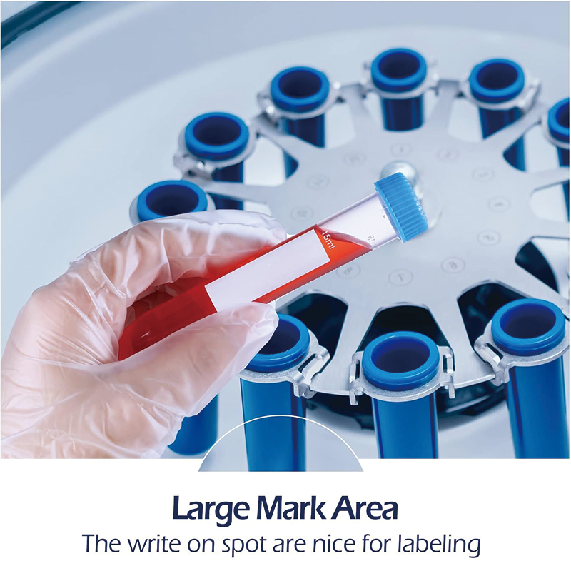 200 Pack Conical Centrifuge Tubes, 15 ml Sterile Plastic Test Tubes with Screw Caps, Polypropylene Conical Container Microcentrifuge Tube