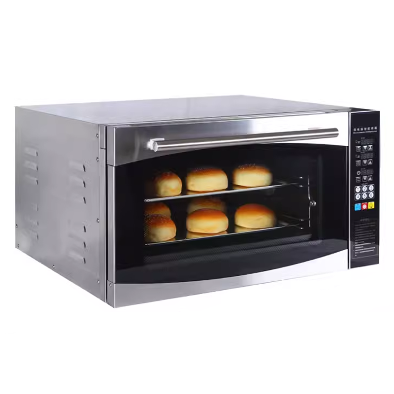 120L Large Capacity 4 Trays Computer Version Commercial Convection Oven Hot Air Circulation Electric Oven
