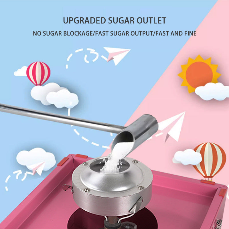 Commercial Stall Fully Automatic Drawing Cotton Candy Machine Electric Fancy Cotton Candy Making Machine