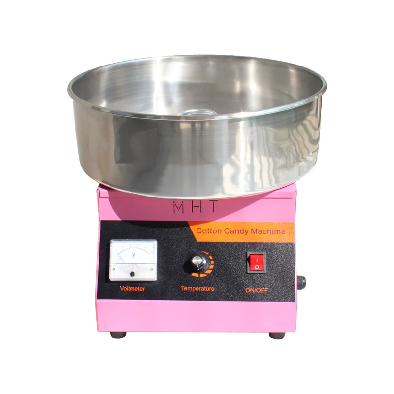 Electric Cotton Candy Machine Commercial Sugar Candy Floss Maker Temperature Controls For Party 1000W Diy Maker