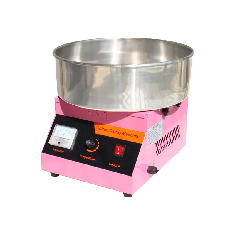 Electric Cotton Candy Machine Commercial Sugar Candy Floss Maker Temperature Controls For Party 1000W Diy Maker