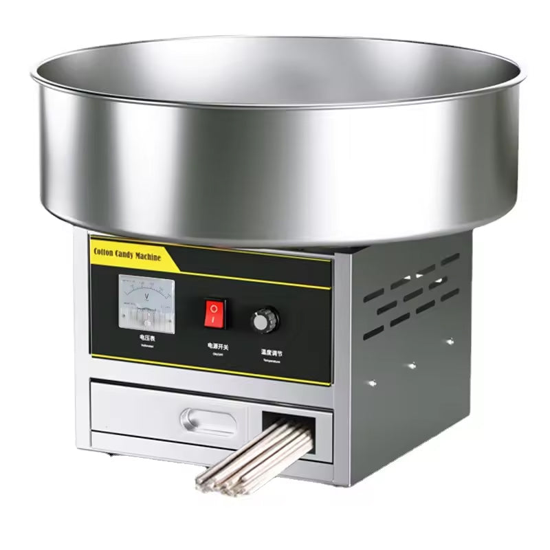 220V Commercial Sweet Cotton Candy Maker Electric Automatic Marshmallow Flower Fancy Candyfloss Sugar Floss Machine