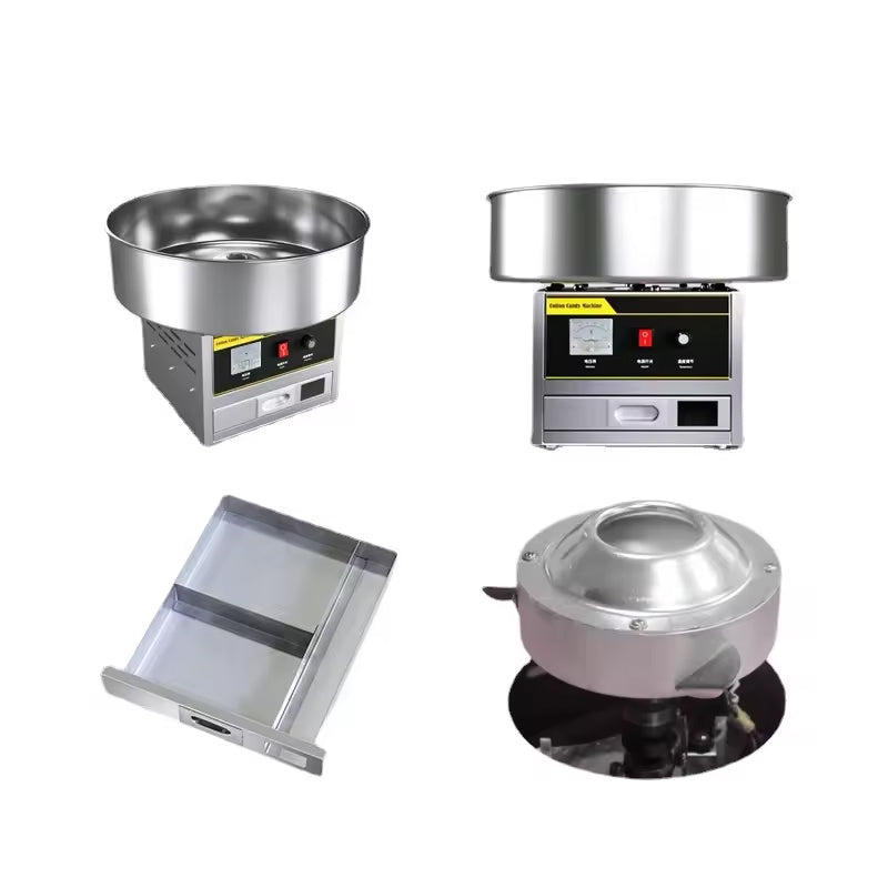220V Commercial Sweet Cotton Candy Maker Electric Automatic Marshmallow Flower Fancy Candyfloss Sugar Floss Machine