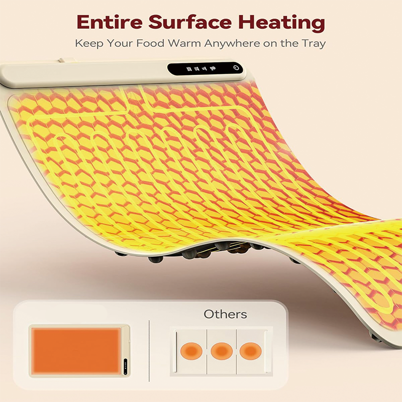 Foldable Electric Warming Tray, Features 3 Modes & Fast Heating Portable Heating Tray, for Buffet, Family Gatherings, Sabbath