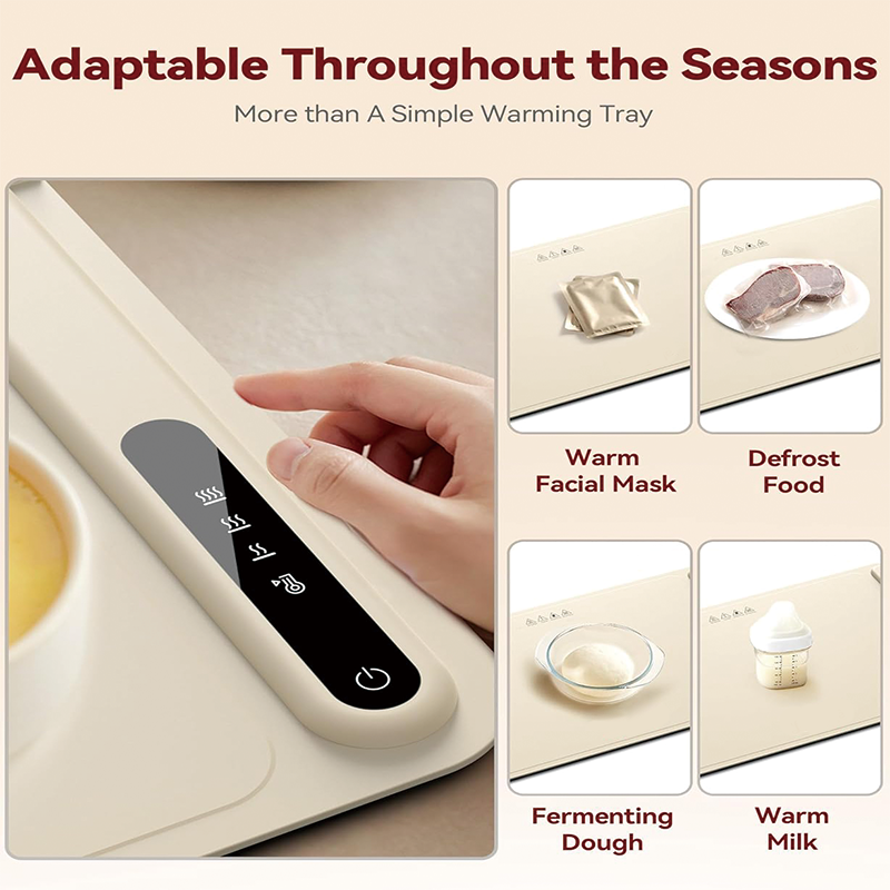 Foldable Electric Warming Tray, Features 3 Modes & Fast Heating Portable Heating Tray, for Buffet, Family Gatherings, Sabbath