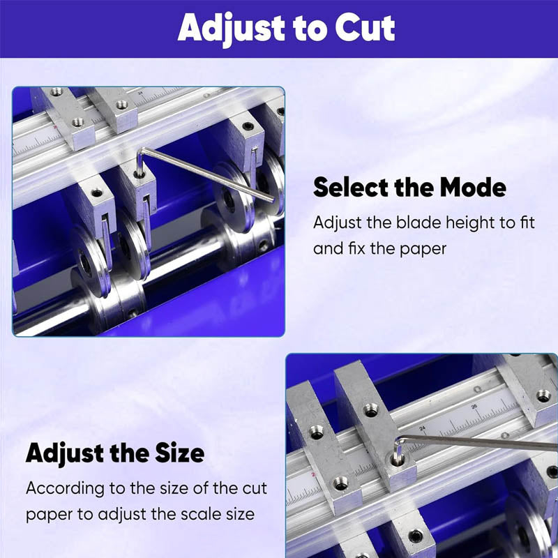 18 Inch 460mm Paper Creasing Scoring Machine 3 in 1 Creasing Machine for Tickets Documents Cards Photos Invitations