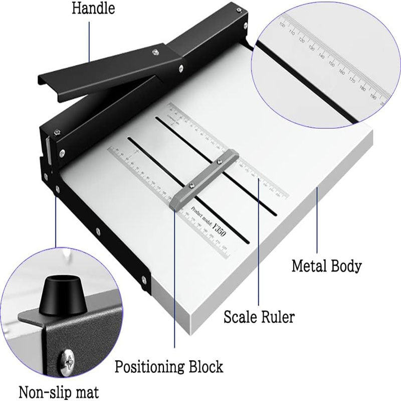 Creasing Machine Manual Width13.78in with Positioning Block A Clear Scale Excellent Precision