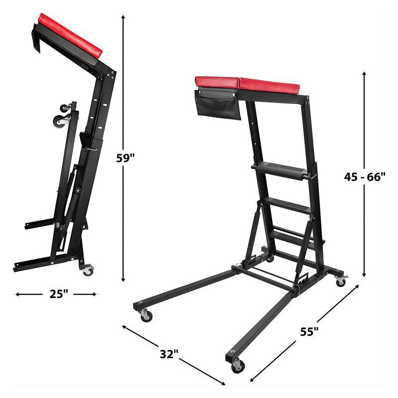Topside Creeper High Position Repair Plate, Car Repair High Position Stool, Auto Repair Tools, High Position Repair Plate 45" To 64"