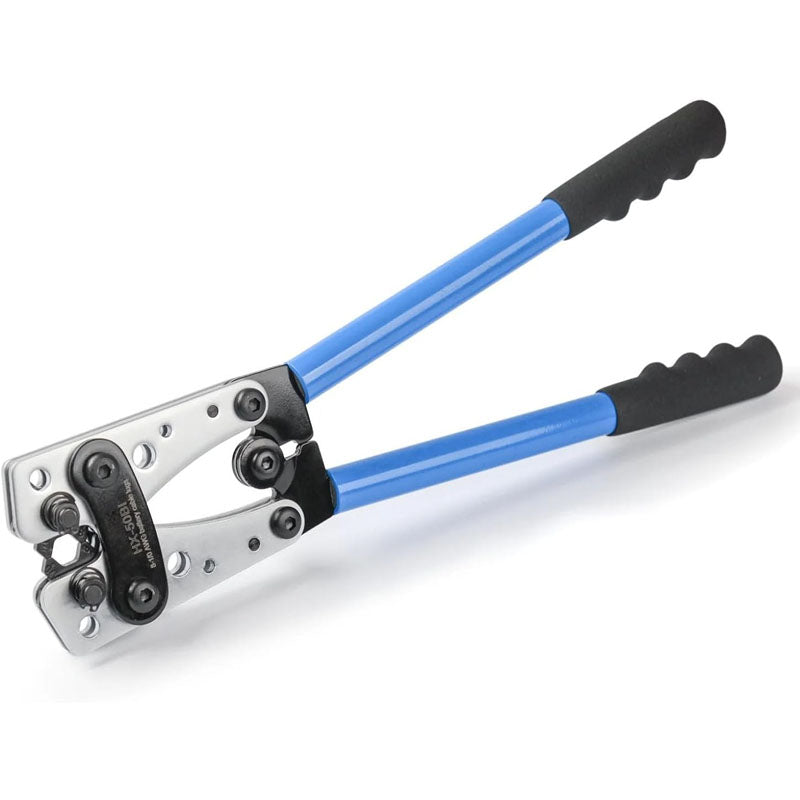 Battery Cable Lug Crimping Tool Wire Crimping Tool for AWG 10-1/0 Electrical Lug Crimper