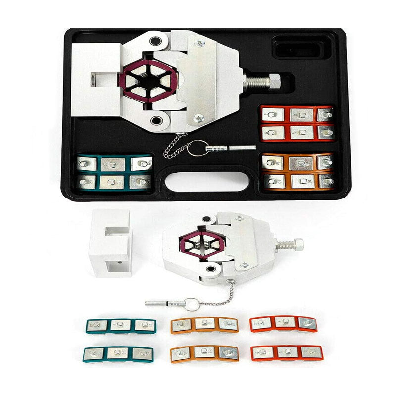 Hydra-Krimp 71550 Manual AC Hose Crimper Kit Air Conditioning Repair Handheld AC Hose Crimping Tool