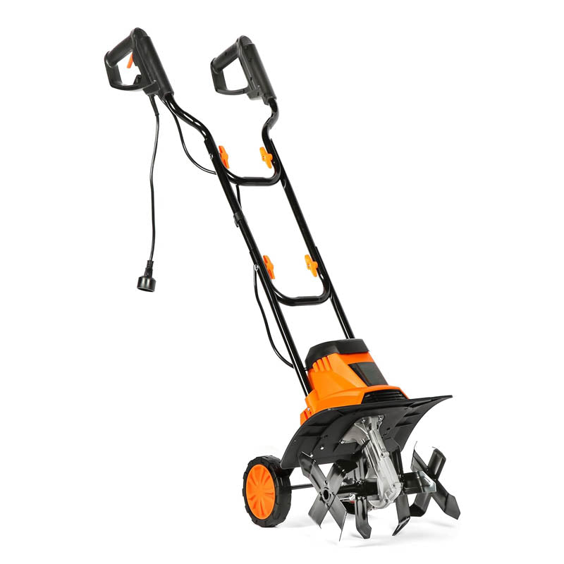 Cultivators 14 inches wide and 8.7 inches deep 10-Amp Motor Rototiller for Garden Lawn Soil Digging