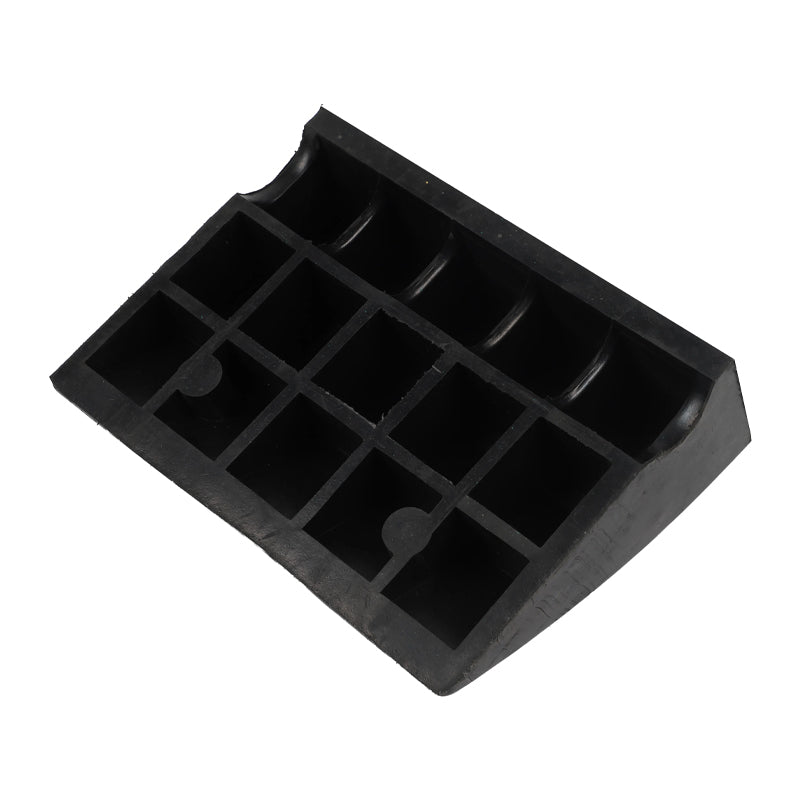 2 Pack Slope With Yellow Reflective Film Rubber Kerb Ramp/Rubber Curb Ramp