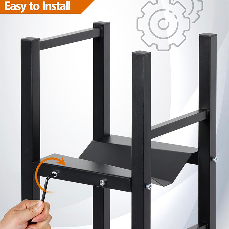 Stable Refrigerant Cylinder Tank Rack Refrigerant Tank Rack 3x30lb Cylinder Rack Sufficient Storage for Freon, Gases, Oxygen