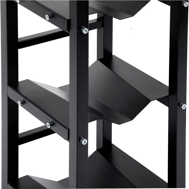 Cylinder Storage Cabinet with 3x30lb and Storage Plate Stable Refrigerant Cylinder tank rack for Gas Oxygen Nitrogen Storage