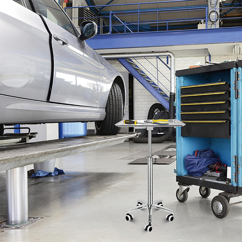 Mayo Stand with Brake Wheels, Extra Large Salon Tray Medical Tray Mayo Stand, for Spa, Salon, Clinic, Personal Care