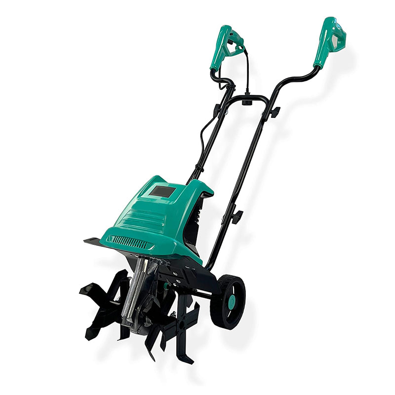Electric Cultivator 12 Inch Tilling Width 8-Inch Electric Tiller 10.5 Amp Tiller for Garden Yard
