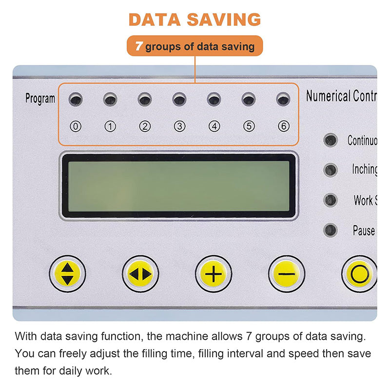 300 bottles/h 110V Digital Liquid Filling Machine 2-3500ml Automatic Bottle Liquid Filler Digital Control Pump Filler