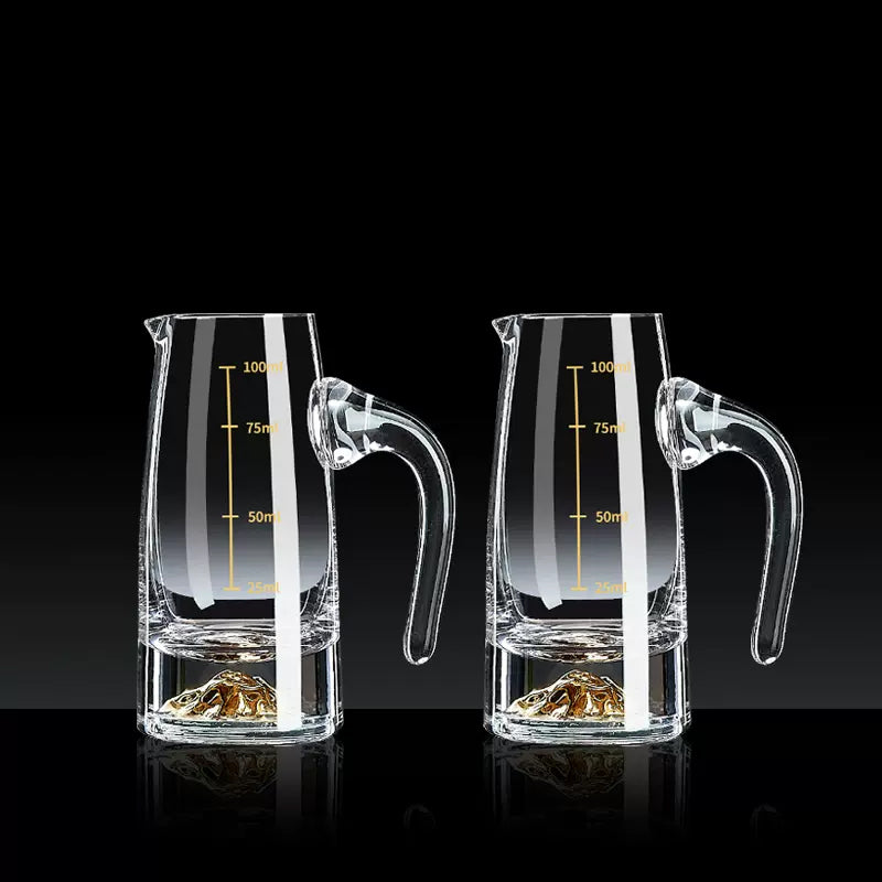 Liquor Dispenser Set Red Wine Decanter Pot Crystal Glass Liquor Cup Spirits Pot