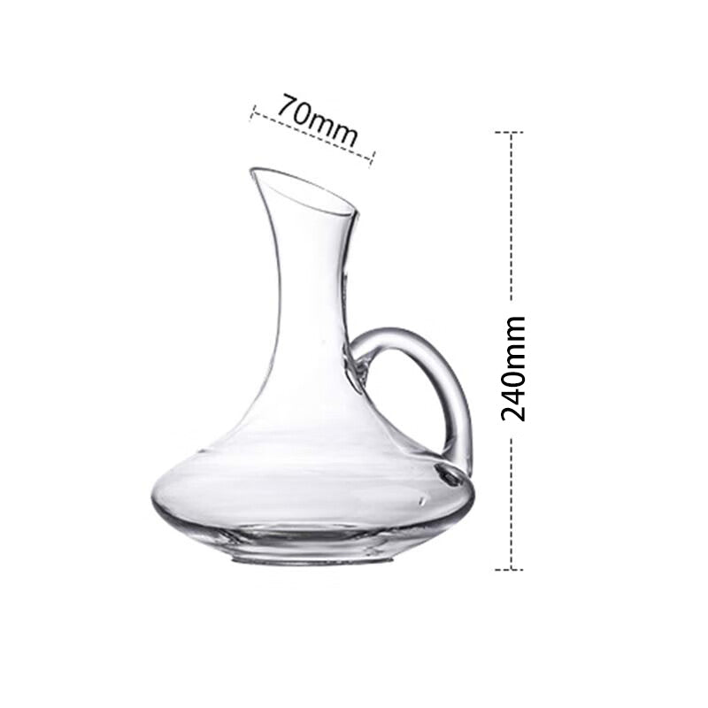 Glass Home Hotel Bar With Glass Red Wine Decanter 1500Ml European Wine Set