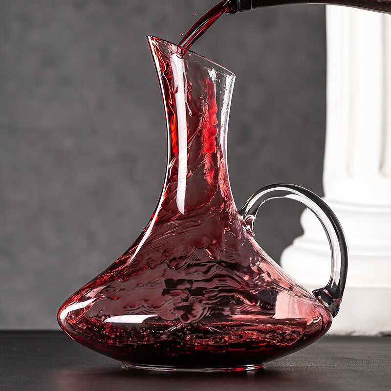 Glass Home Hotel Bar With Glass Red Wine Decanter 1500Ml European Wine Set