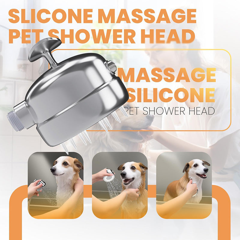 38" Professional Stainless Steel Dog Grooming Tub Dog Bathing Station Equipped with Three Anti-Slip Steps Removable Door Pet Wash Station for Pet