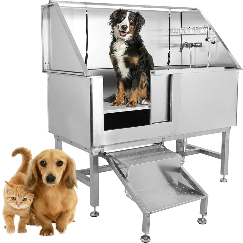 50 Inch Dog Grooming Tub Dog Washing Station Professional Dog Grooming Tub for Large Medium & Small Pets