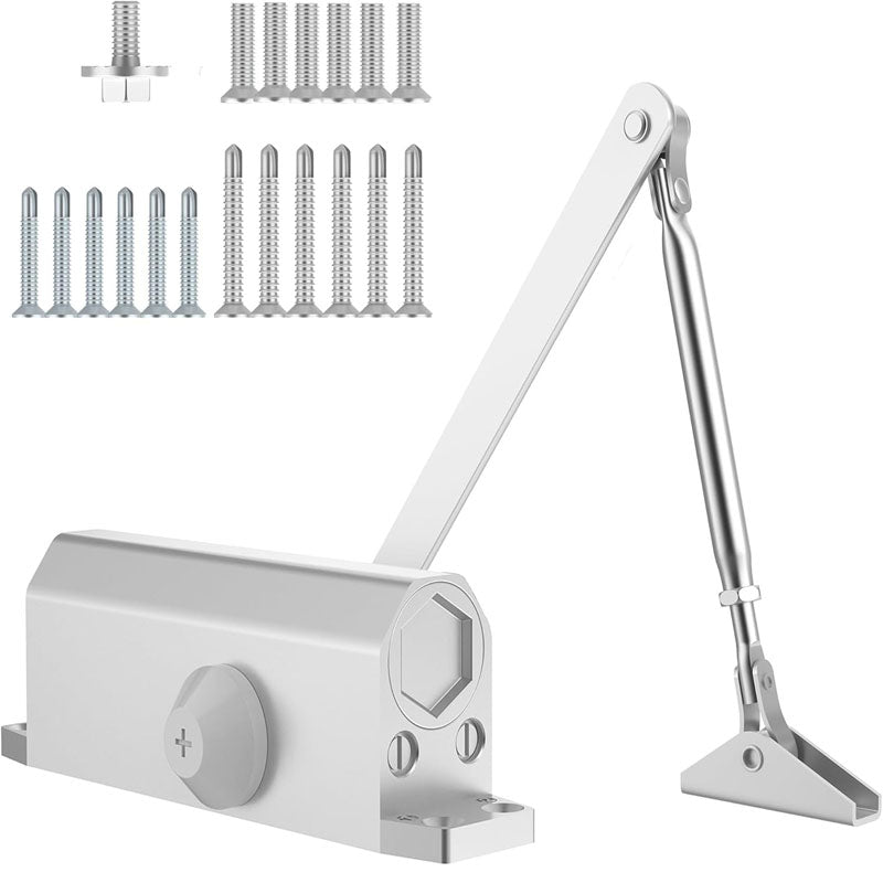 Door Closer Automatic Door Closer Commercial or Residential Use Door Weights 55~99 Lb Aluminum