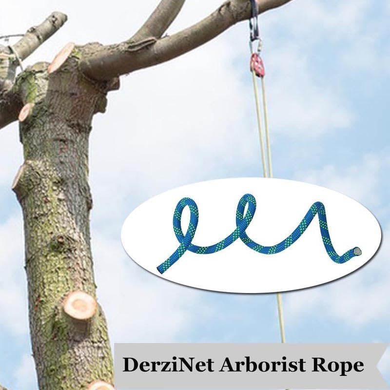 Double Braided Polyester Rope 1/2 in x 150 ft for Adults & Kids Tree Work Halyard Sailing (Blue&Green)