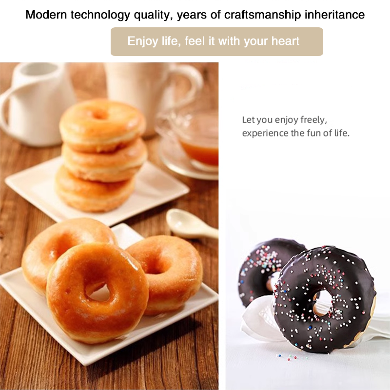 Electric Heating Commercial Fully Automatic Donut Machine 6 Rows Of Donuts Luxury Donut Machine Fryer