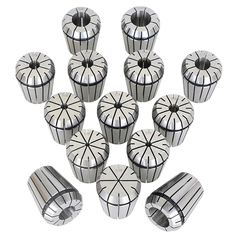 14 PCS ER32 Collet Set , 1/16"-3/4" , Super Accuracy Spring Collet Chuck Set, for CNC Engraving Machine Milling Lathe Tool Drill Press