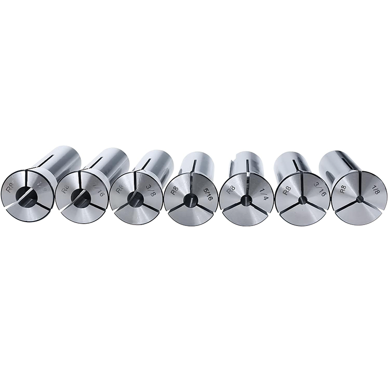 13 pc Precision R8 Collets Set, 1/8" to 7/8" Mill Chuck Holder for Milling Machine Drill Presses Boring Machine Machining Lathe