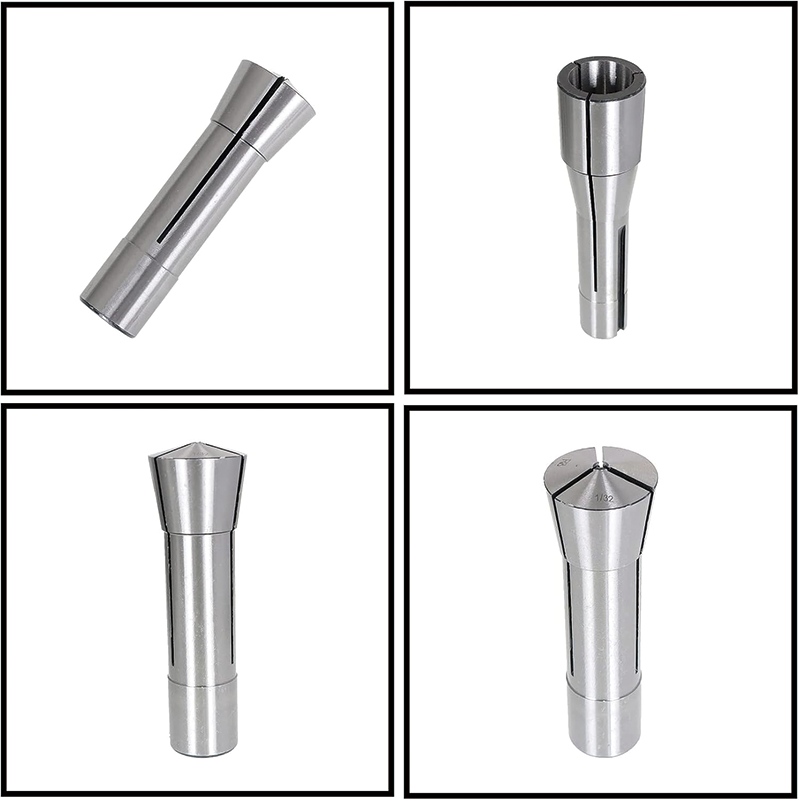 29 pcs Precision R8 Collet Set, 1/32-1 Inch for Various R8 Mill Spindle Taper Boring Machine Machining