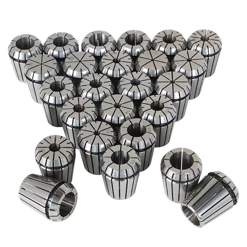 25 pcs ER32 Collet Set,CNC Engraving Milling Lathe Chuck Tool 1/16-13/16,for CNC Engraving Machine Milling Lathe Tool Drill Press