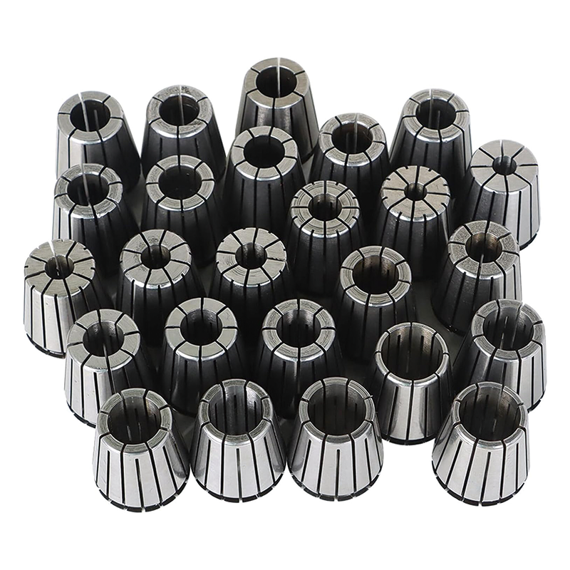 25 pcs ER32 Collet Set,CNC Engraving Milling Lathe Chuck Tool 1/16-13/16,for CNC Engraving Machine Milling Lathe Tool Drill Press