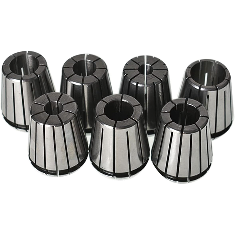 7 pcs ER32 Spring Collet Set, 1/8''-3/4'' Carbon Steel Spring Collet, Lathe Chuck Tool for CNC Engraving Machine Milling Lathe Tool