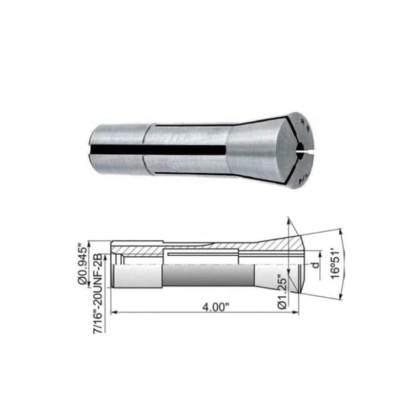 13pcs Precision Round Spring Collet Set, 1/8-7/8 x 1/16Ths for Milling Machine Drill Presses Boring Machine Machining Center