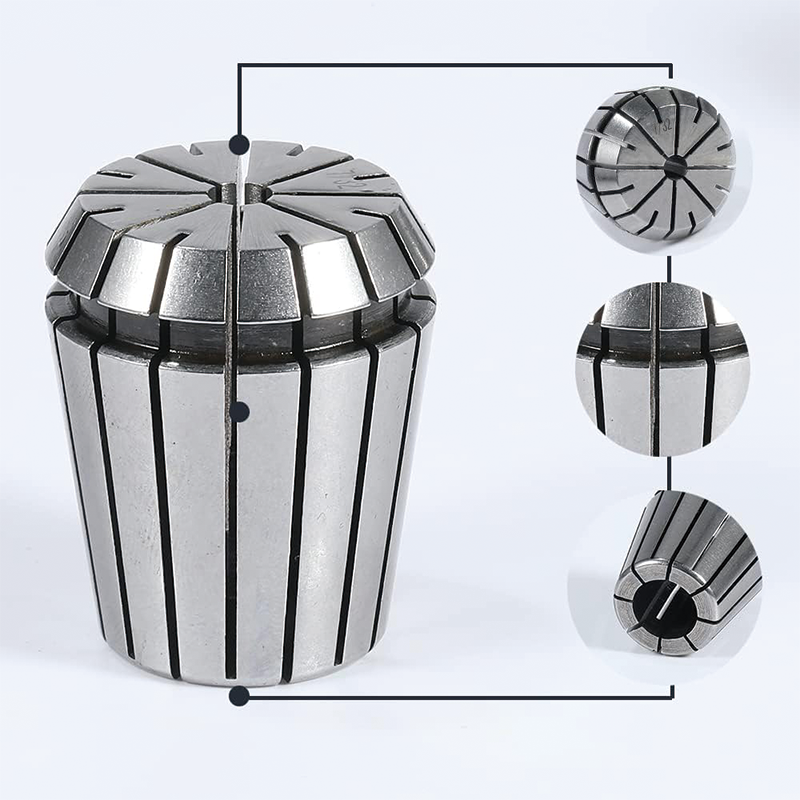 ER32 Spring Collet Set, CNC Engraving Milling Lathe Chuck Tool 1/32''-13/16'' for CNC Engraving Machine Milling Lathe Tool Drill Press, 26PCS