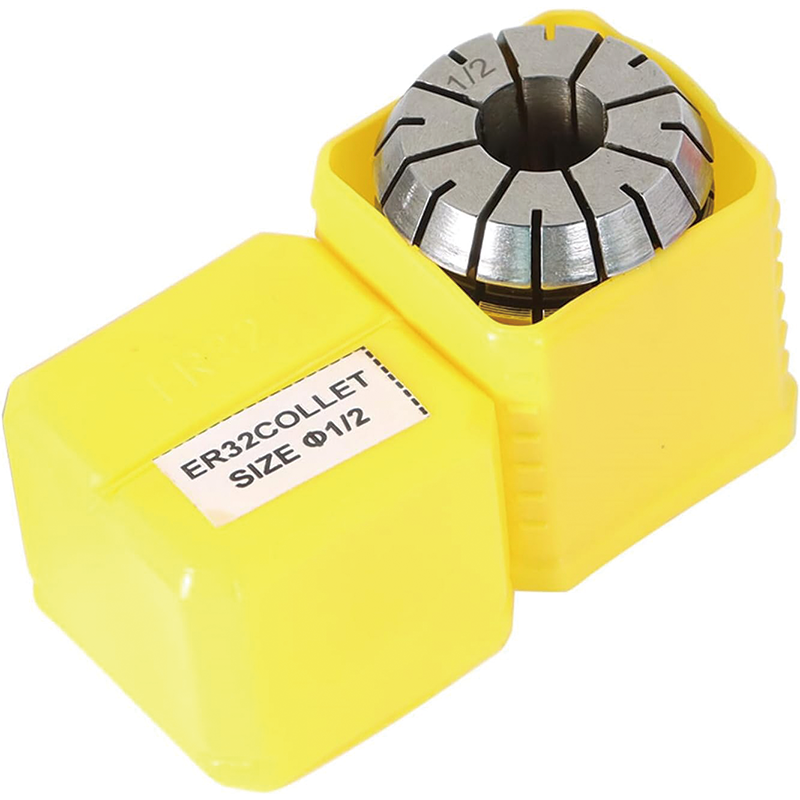 ER32 Collet Chuck Spring Collet Set, 25Pcs CNC Engraving Milling Lathe Chuck Tool, 1/16''-13/16'' TIR Lathe Chuck Tool for CNC Engraving Machine Milling Lathe Tool Drill Press