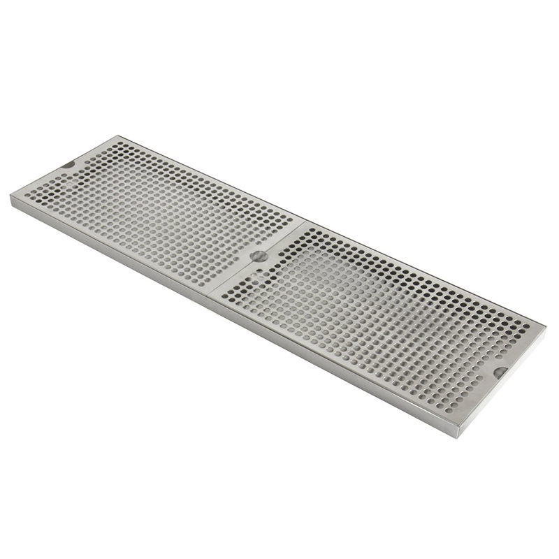 24" x 9" Surface Mount Drip Pan with Drain