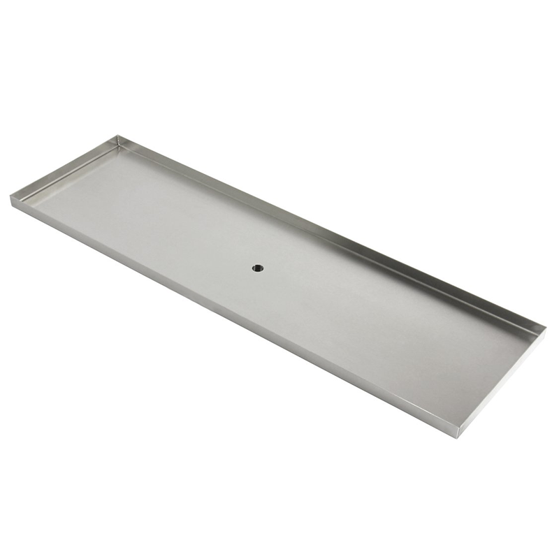 24" x 9" Surface Mount Drip Pan with Drain