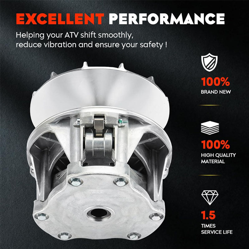 Primary Drive Clutch with Spring & Weights for Polaris Sportsman 400 450 500 2003 2004 2005 2006, Ranger 500 2x4 4x4 6x6 2003-2006 1321976