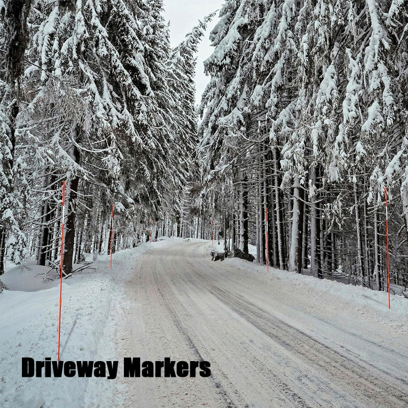 Fiberglass Snow Pole, Road Warning Sign Pole, Folding Reflective Sign Pole