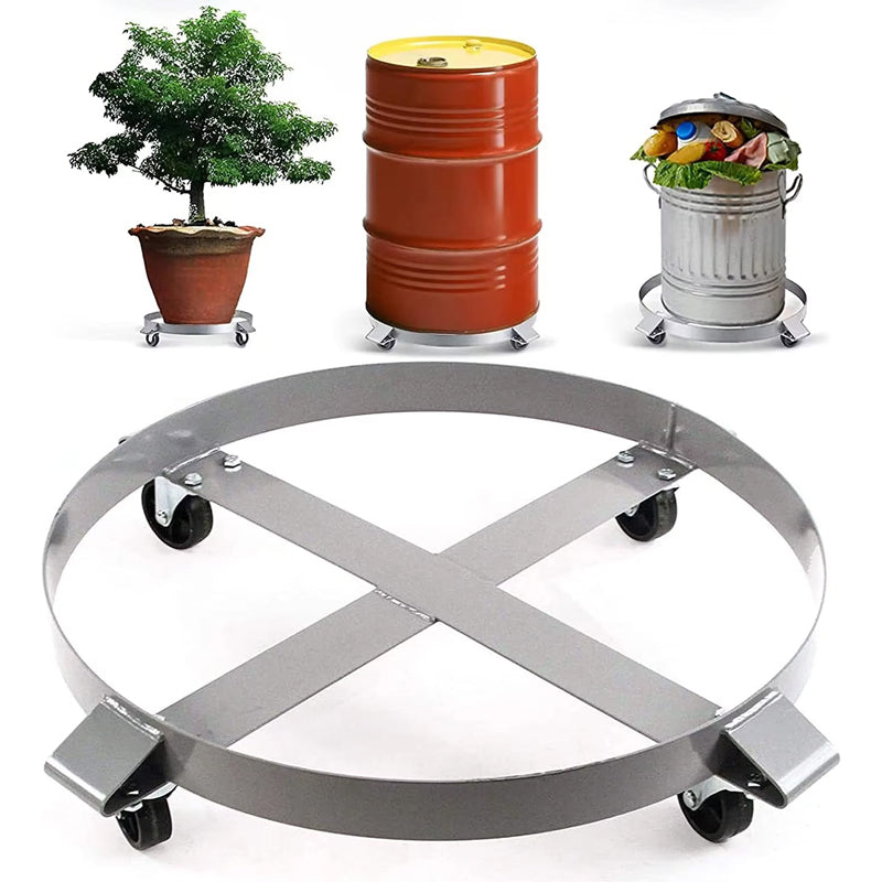 Oil Drum Translation Car Handling Universal Wheel Round Barrel Transfer Base 55-Gallon Drum Dolly