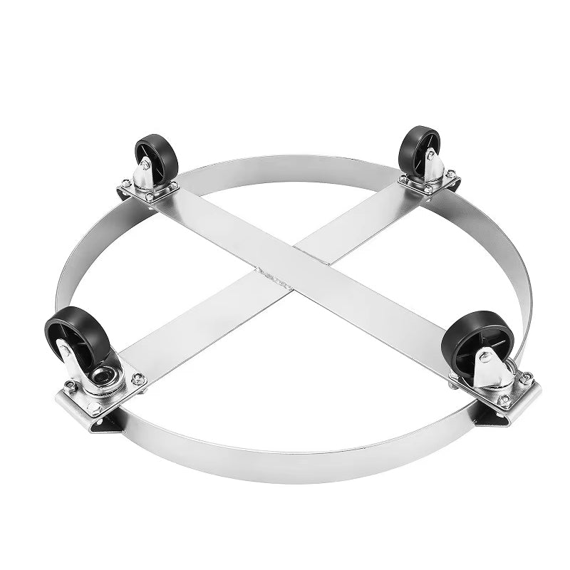 Oil Drum Translation Car Handling Universal Wheel Round Barrel Transfer Base 55-Gallon Drum Dolly