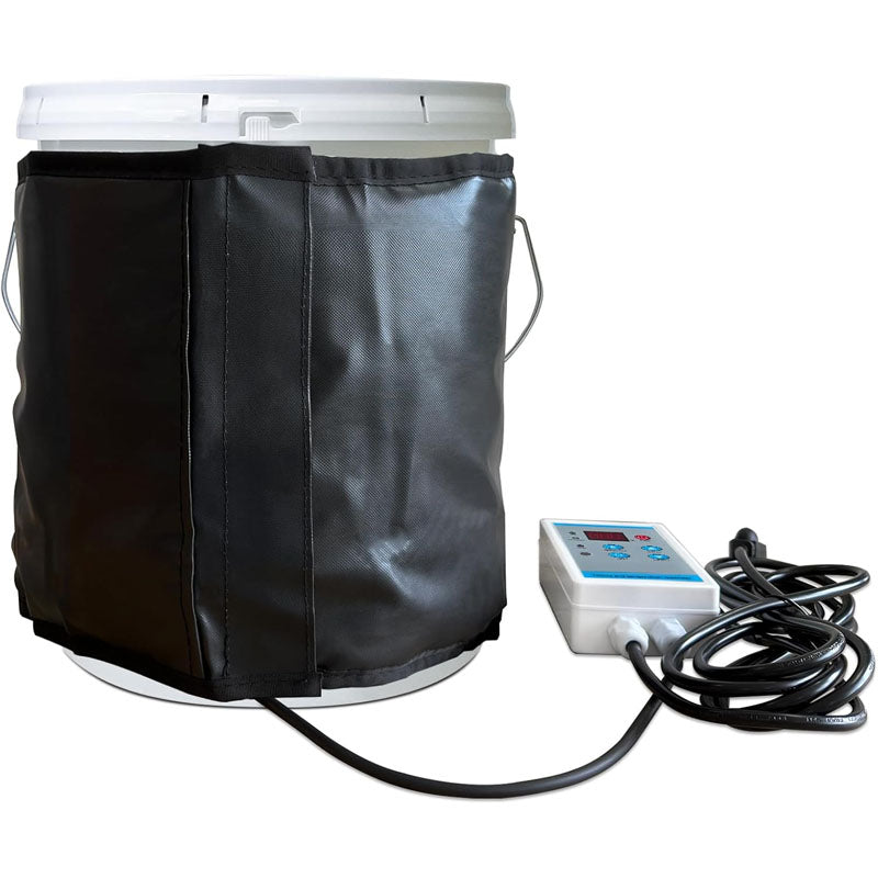5Gal Band Heater Drum Heating Blanket Honey Heater Fixed Internal Thermostat and Timers Max Temp 130℉ 350W 120V